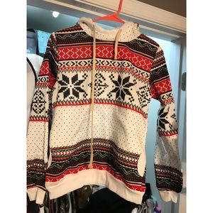 Never worn holiday hoodie